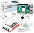 Raspberry Pi 5 8GB board in behuizing met ventilator, vooraanzicht