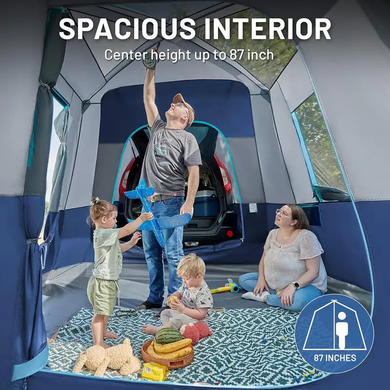 TIMBER RIDGE SUV-tent – in gebruik tijdens een klus