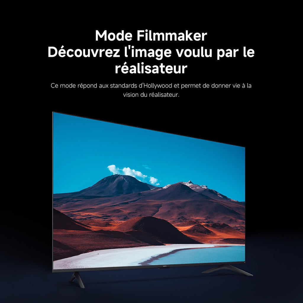 Xiaomi TV F 65 inch 4K smart tv, UI-menu op het televisiescherm