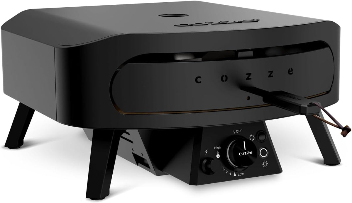 cozze 17 Zoll Gas-Pizzaofen Black Edition – Detailansicht