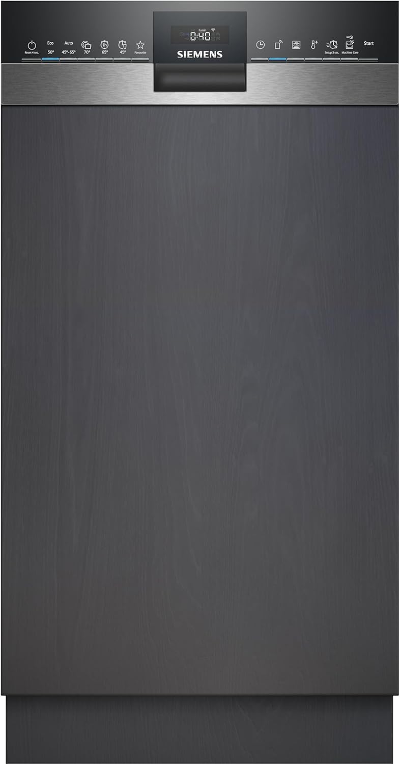 Siemens iQ500 Geschirrspüler SR65YX08ME, 45 cm vollintegriert, Zeolith, aquaStop, Home Connect