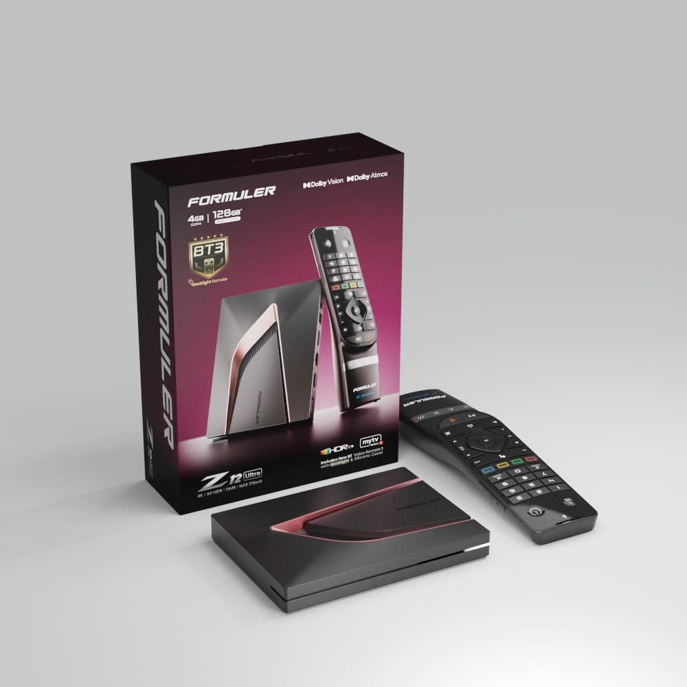 Z12 Ultra 4K mediaspeler in zwart met roségouden accenten