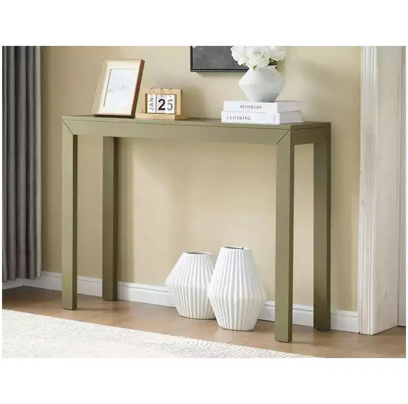 Console Table, Table d'appoint moderne pour entrée, Derrière le canapé