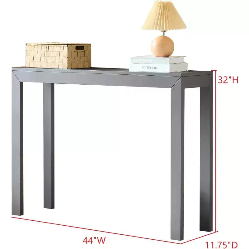 Console Table, Table d'appoint moderne pour entrée, Derrière le canapé