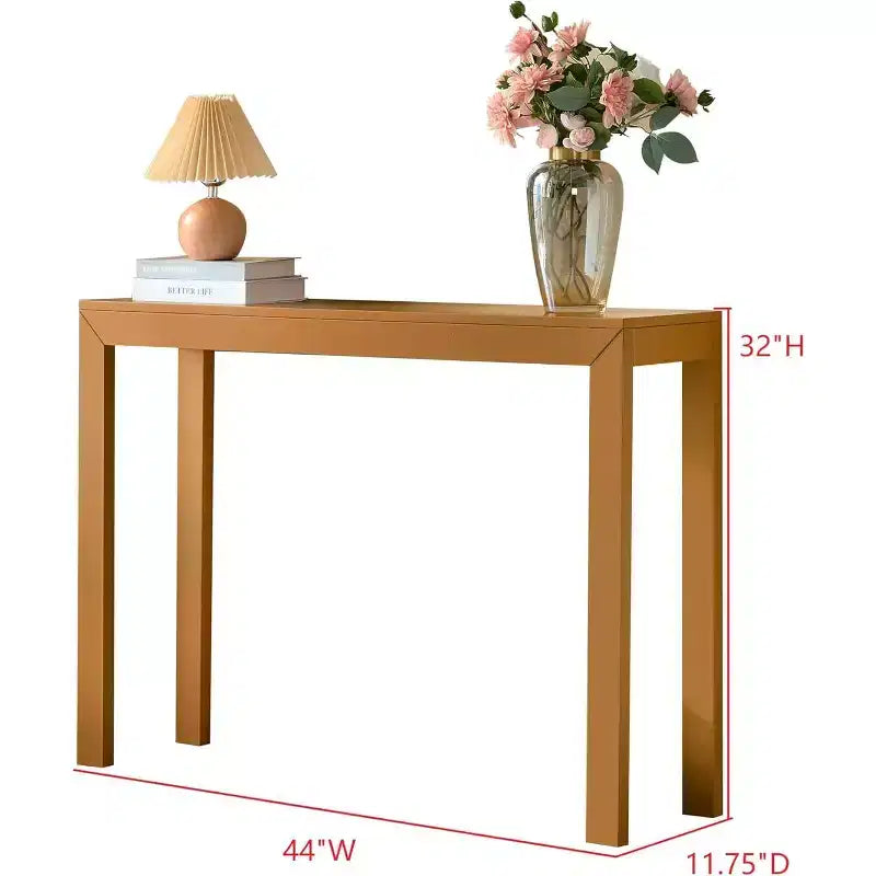 Console Table, Table d'appoint moderne pour entrée, Derrière le canapé