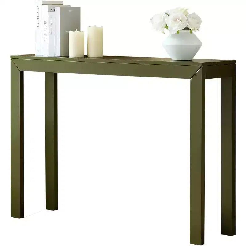 Console Table, Table d'appoint moderne pour entrée, Derrière le canapé
