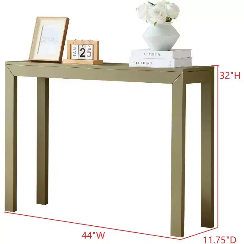Console Table, Table d'appoint moderne pour entrée, Derrière le canapé