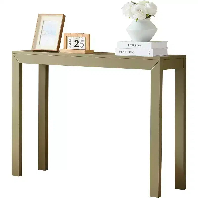 Console Table, Table d'appoint moderne pour entrée, Derrière le canapé