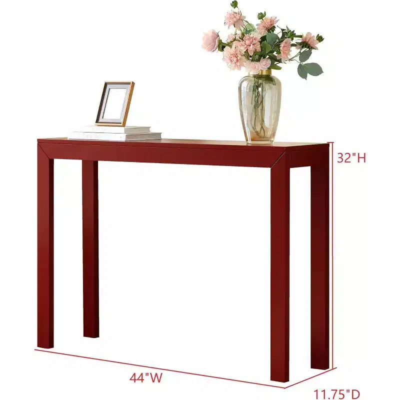 Console Table, Table d'appoint moderne pour entrée, Derrière le canapé