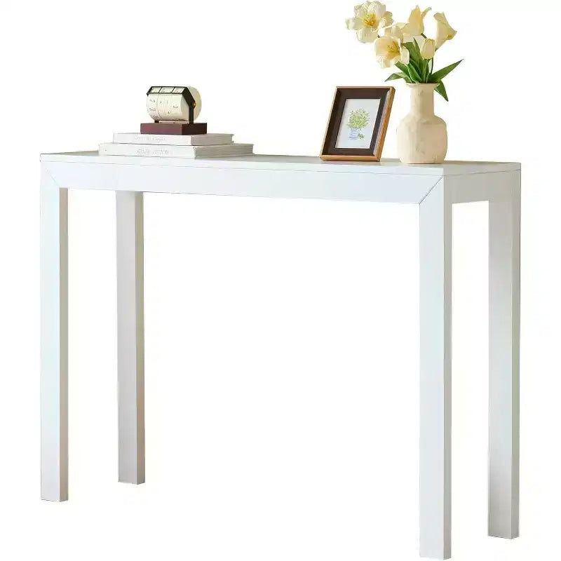 Console Table, Table d'appoint moderne pour entrée, Derrière le canapé