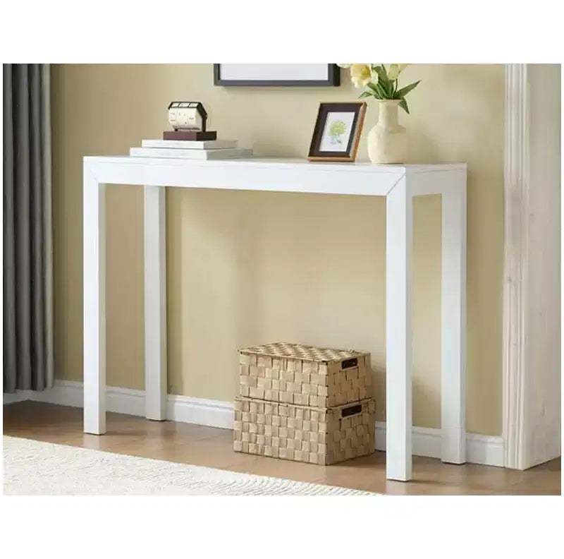 Console Table, Table d'appoint moderne pour entrée, Derrière le canapé
