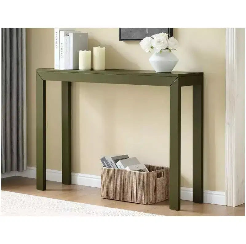 Console Table, Table d'appoint moderne pour entrée, Derrière le canapé
