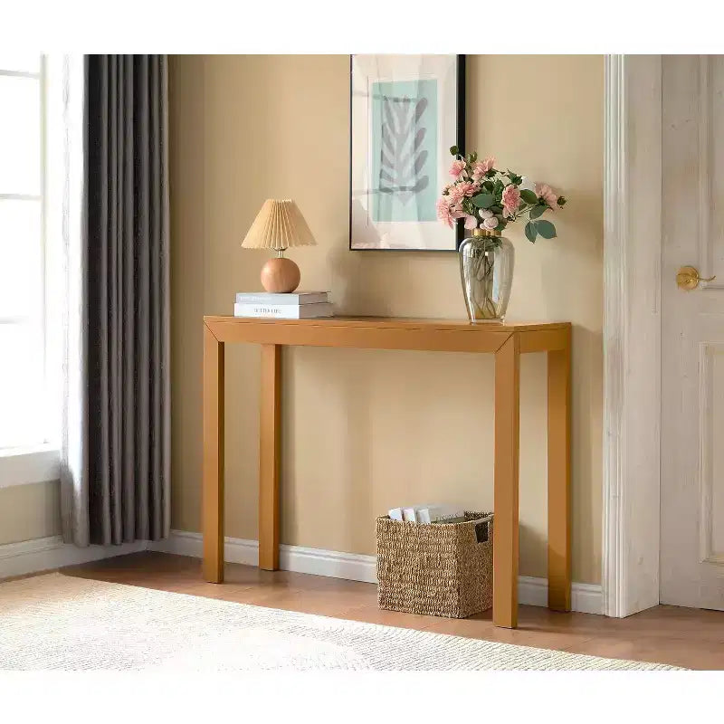 Console Table, Table d'appoint moderne pour entrée, Derrière le canapé