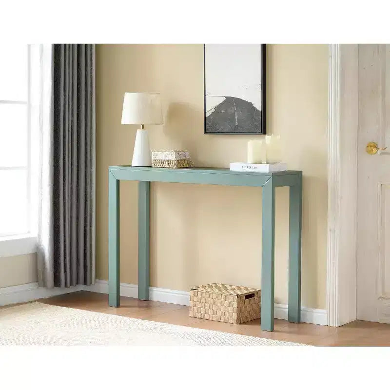 Console Table, Table d'appoint moderne pour entrée, Derrière le canapé