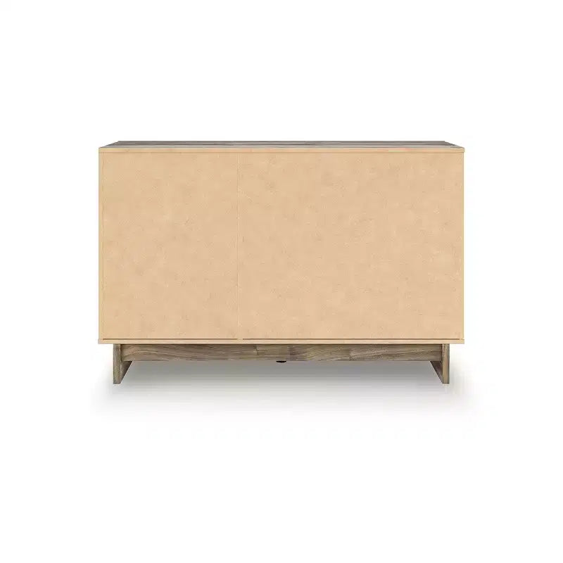 Commode moderne à 6 tiroirs – Meuble de rangement de style Mid-Century – Fini noyer brun
