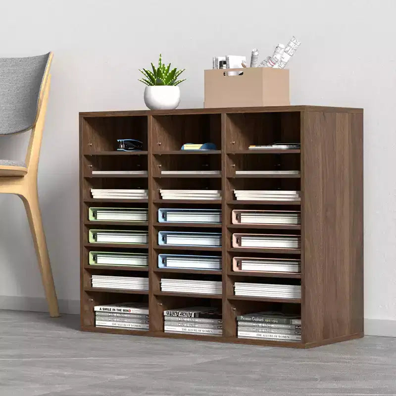 Organisateurs de Littérature, Boîte aux Lettres de Bureau à 24 Compartiments avec Étagères Réglables