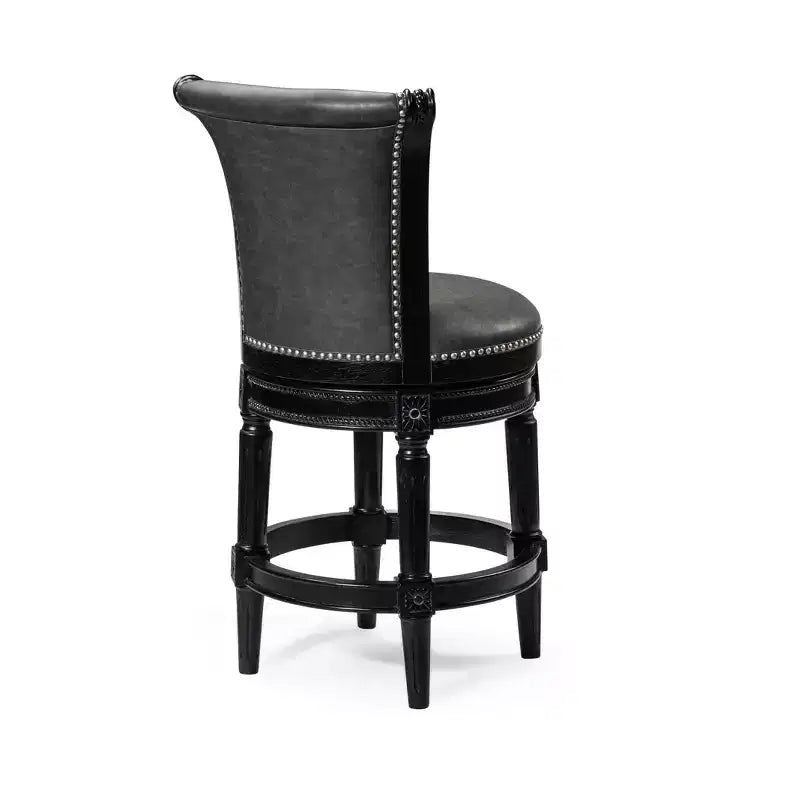 Tabourets de bar pivotants Pullman à hauteur de comptoir en similicuir