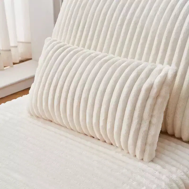 Fauteuil en velours côtelé avec ottoman, fauteuil-lit convertible compact