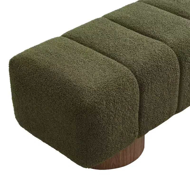 Banc de salle à manger contemporain multifonctionnel en chenille