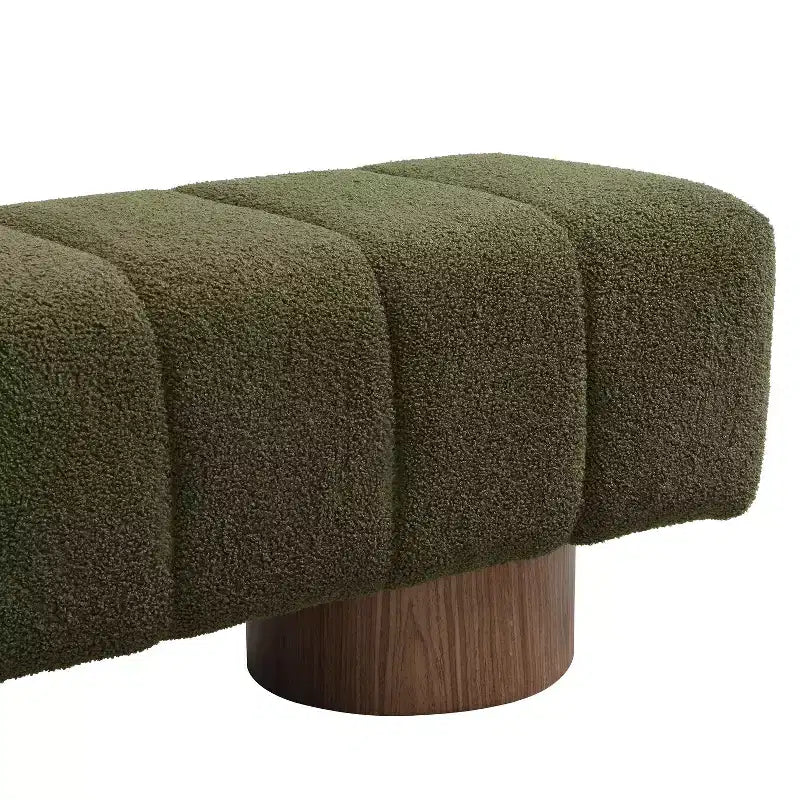 Banc de salle à manger contemporain multifonctionnel en chenille