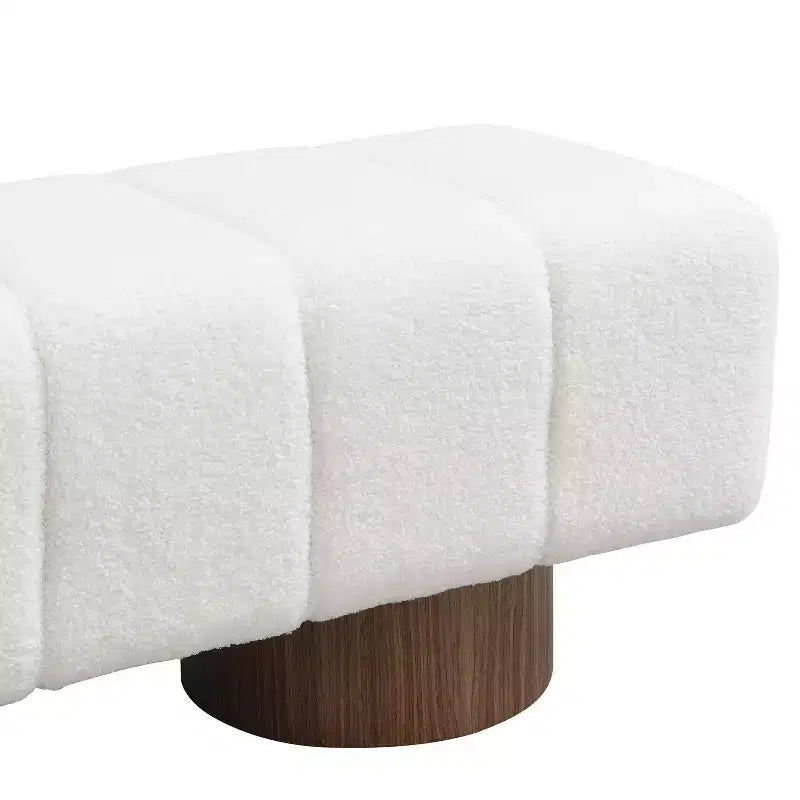 Banc de salle à manger contemporain multifonctionnel en chenille