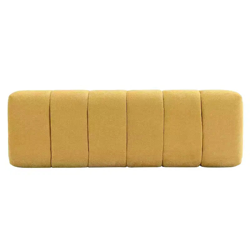 Banc de salle à manger contemporain multifonctionnel en chenille