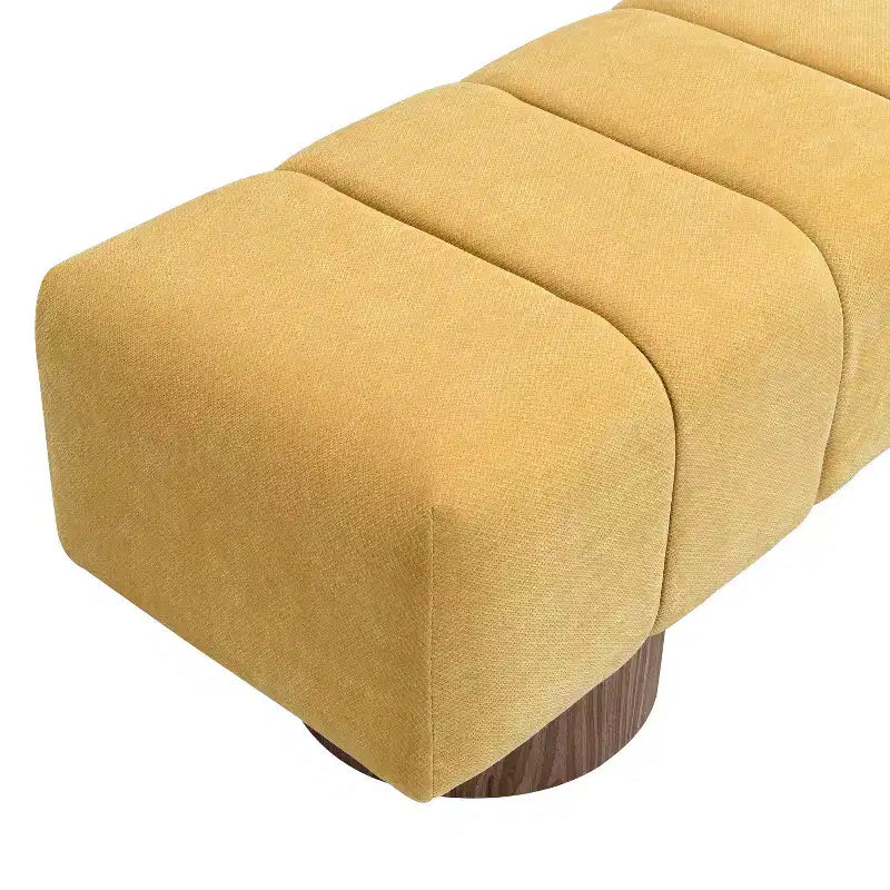 Banc de salle à manger contemporain multifonctionnel en chenille