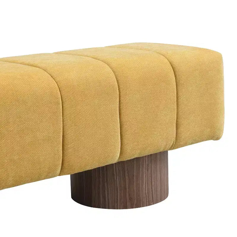 Banc de salle à manger contemporain multifonctionnel en chenille