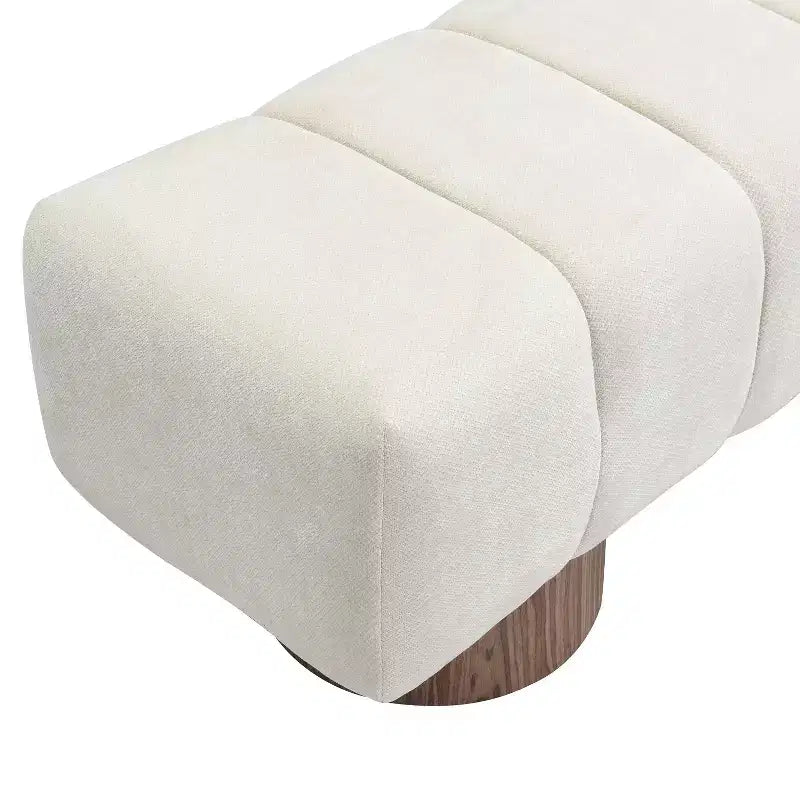 Banc de salle à manger contemporain multifonctionnel en chenille