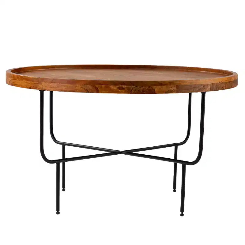 Marisdale Round Coffee Table - Natural - SEI