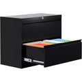 2 Drawer Lateral File Cabinet with Lock, Filing Cabinets for Home Office, Storage Cabinets for Hanging Files Letter/Legal/F4/A4