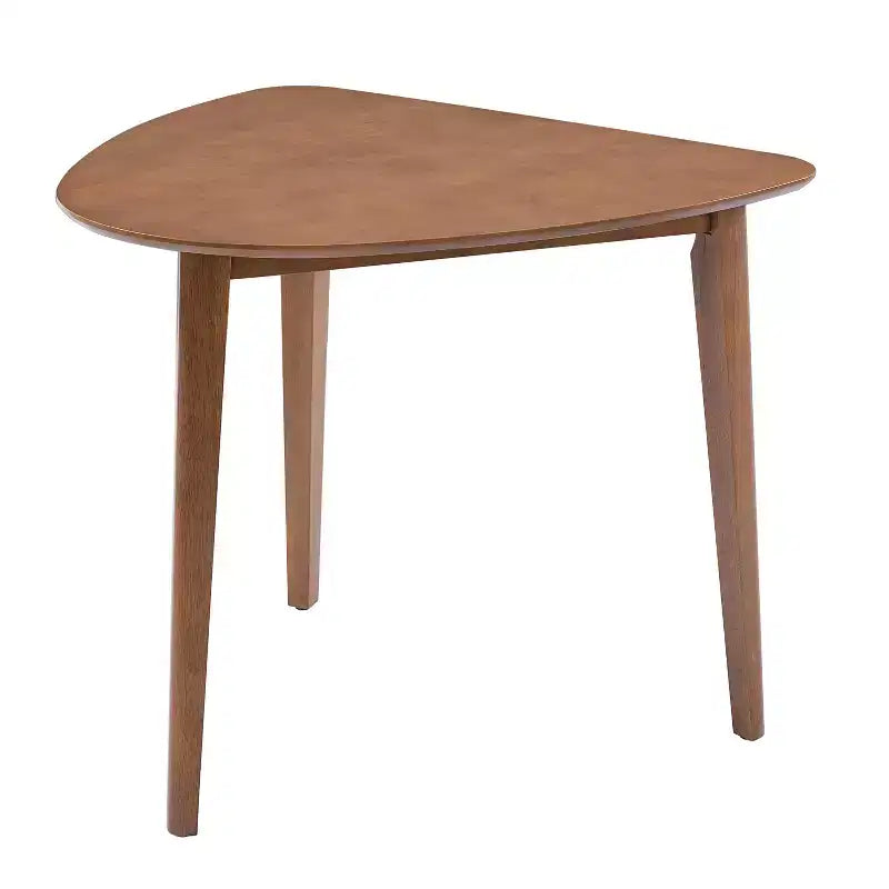 Table en bois triangulaire moderne