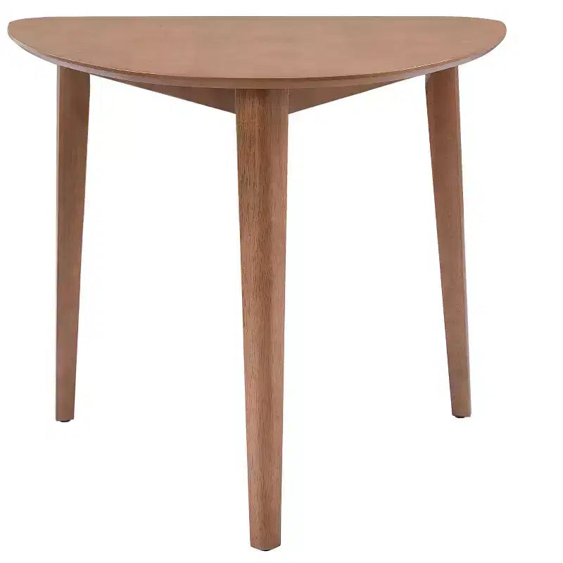 Table en bois triangulaire moderne