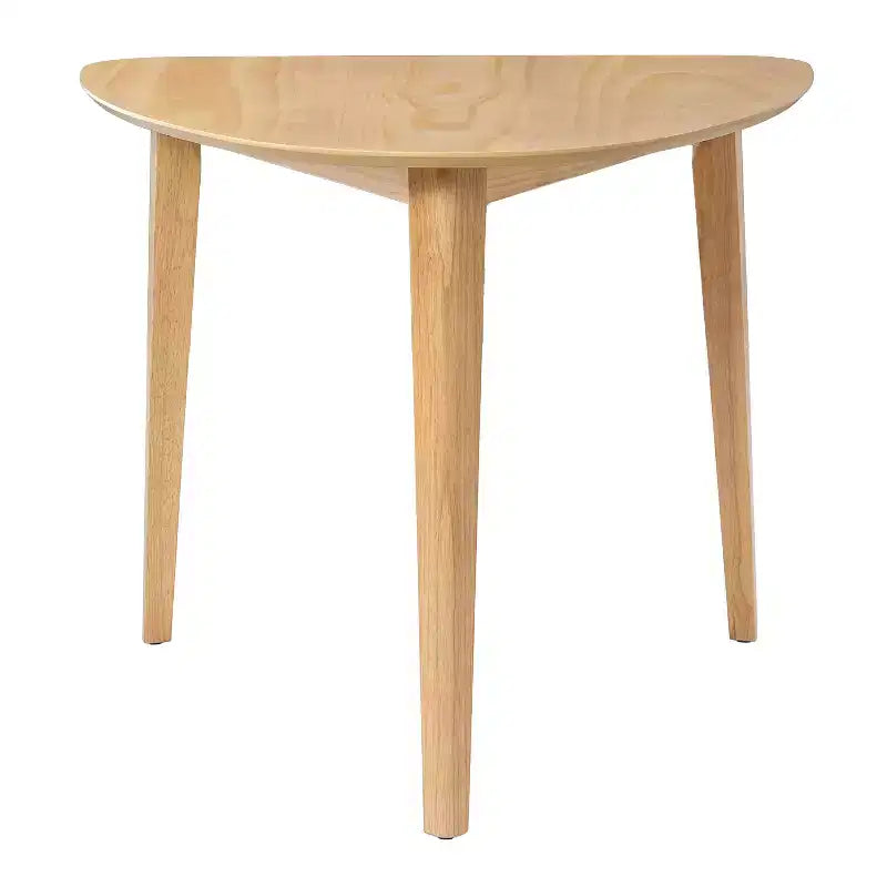 Table en bois triangulaire moderne