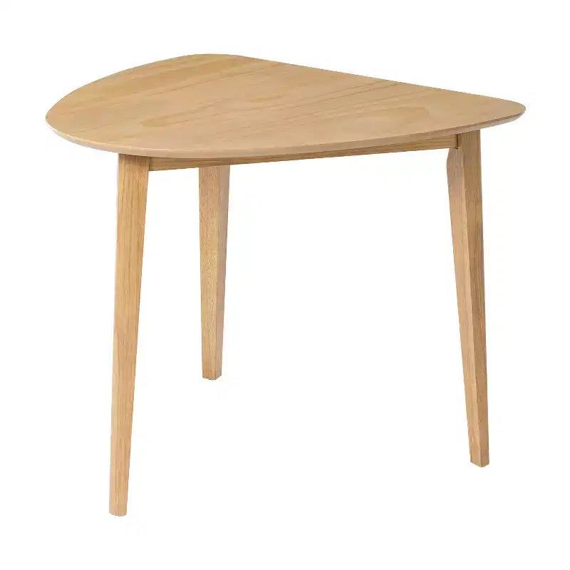 Table en bois triangulaire moderne
