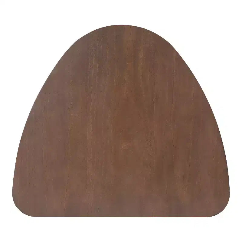 Table en bois triangulaire moderne