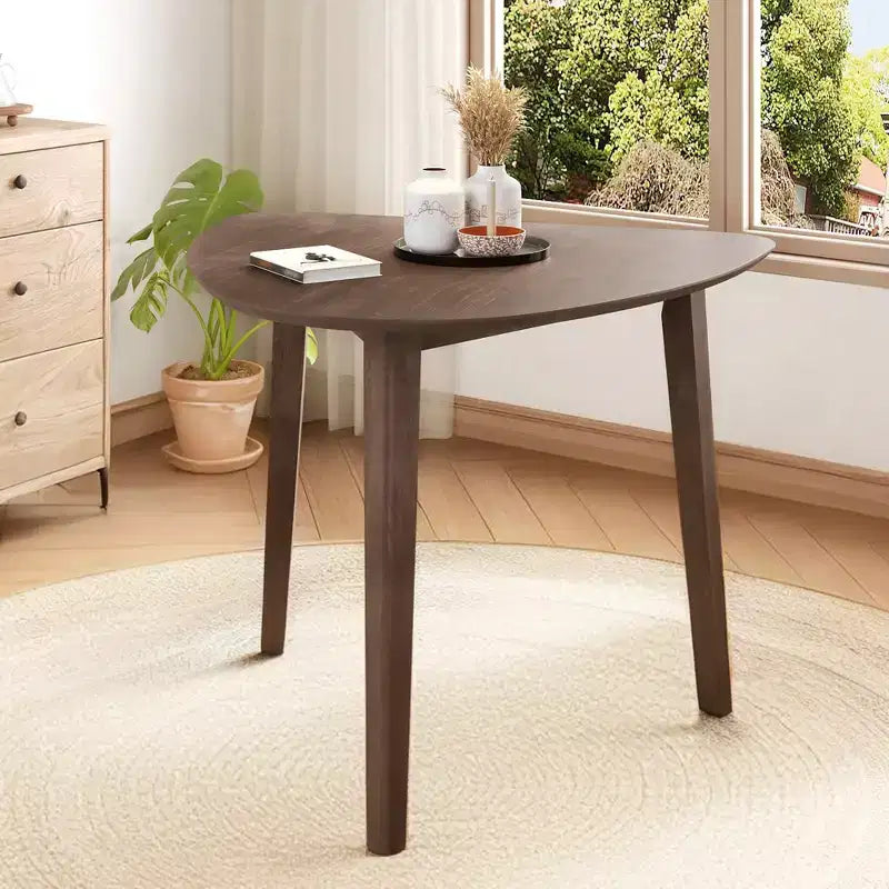 GDFStudio Dennis 35.91 Modern Triangular Wood Table