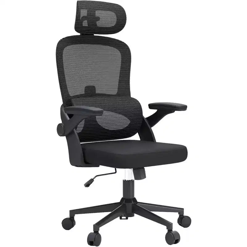 BALHAM TRADE-Ergonomic Office Chair Adjustable Lumbar Support 110-130 Tilt 3D Armrests Rolling with Headrest
