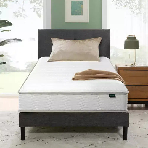 Zinus 6 Inch Foam and Spring Hybrid Mattress [New Version], Twin, Medium Firmness, Durable Support, Certified Safe Foams &amp; Fabric, Mattress in A Box