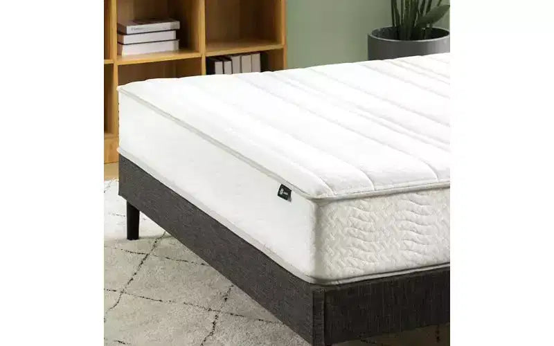 Matelas hybride 6 pouces mousse et ressorts double, fermeté moyenne, soutien durable