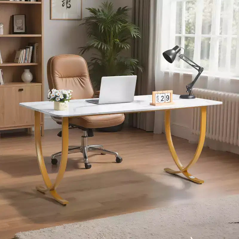 Bureau de direction, Grand bureau de 160x80 cm, Table d'ordinateur moderne