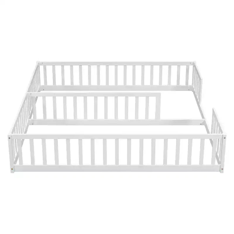Lit mezzanine double avec bureau sous le lit – Gagnez de la place – Bois de pin massif