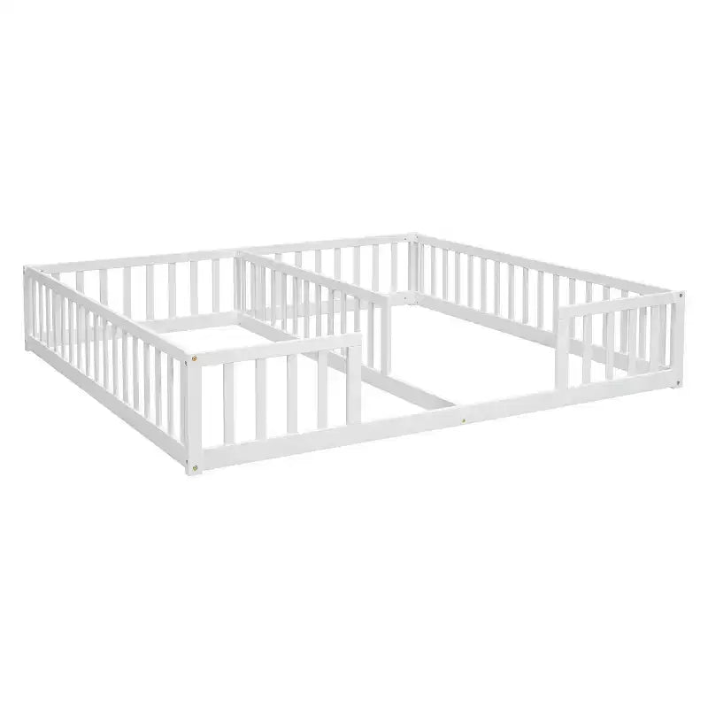 Lit mezzanine double avec bureau sous le lit – Gagnez de la place – Bois de pin massif