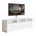 TV Stand with Mount for 35-85 Inch TVs, 6 Drawer Entertainment Center, Adjustable Media Console Storage for Living Room