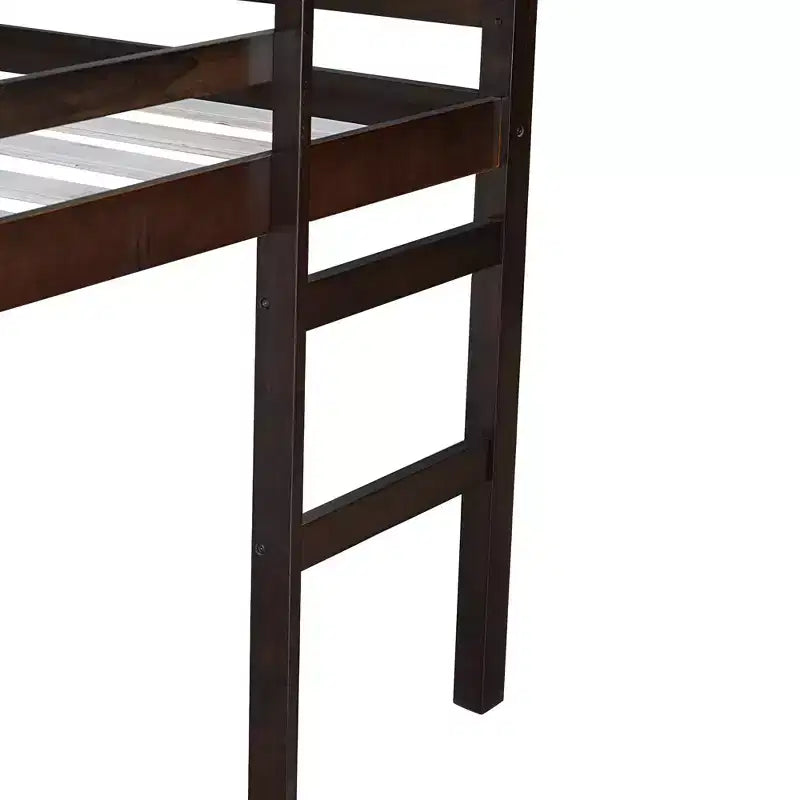 Lit superposé pour enfants en pin massif avec barrière de sécurité