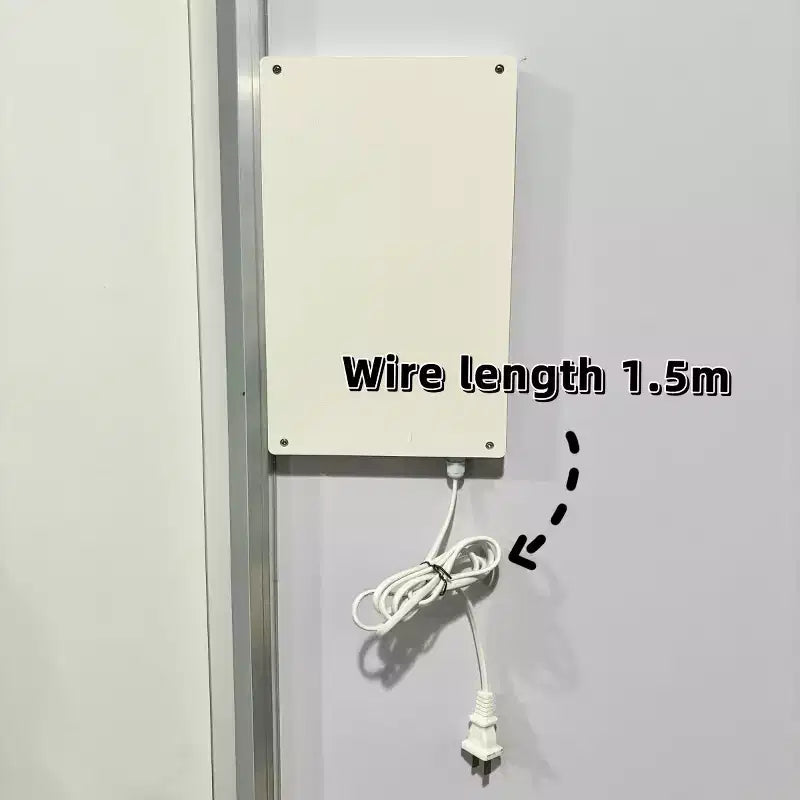 Miroir de courtoisie pleine longueur à LED avec lumières, 3 modes de couleur dimmables