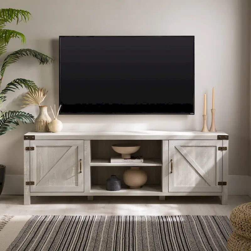 Middlebrook Firebranch 70-inch Barn Door TV Stand