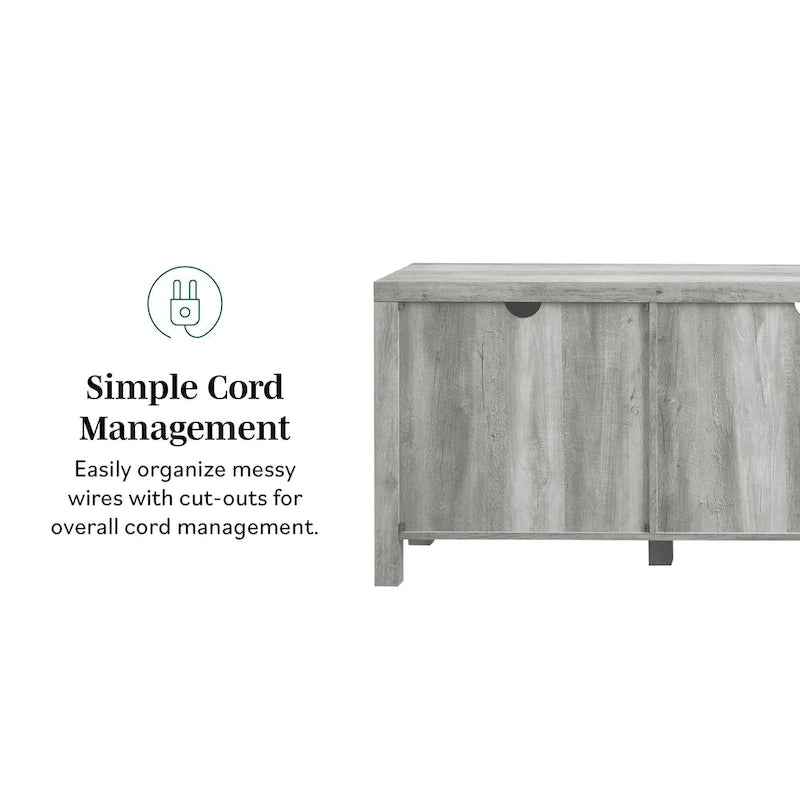 Middlebrook Firebranch 70-inch Barn Door TV Stand