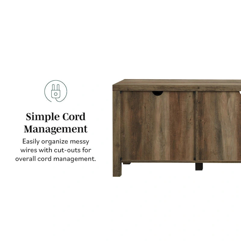 Middlebrook Firebranch 70-inch Barn Door TV Stand