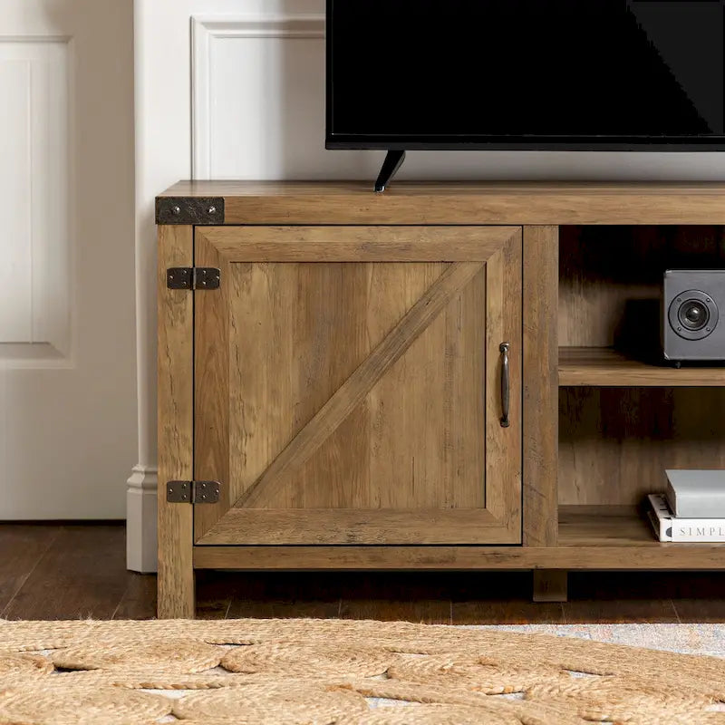 Middlebrook Firebranch 70-inch Barn Door TV Stand